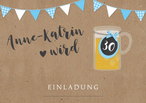 Einladung zum Oktoberfest O'zapft is 2