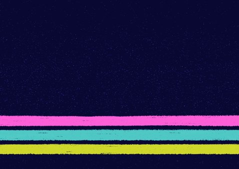 Einladung zur 80er-Jahre-Party mit Kassette Rückseite