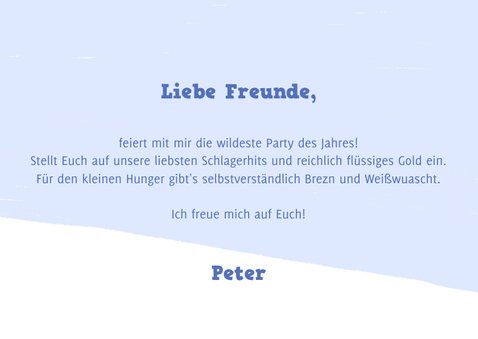 Einladung zur Après-Ski Fete mit Bierkrügen 3