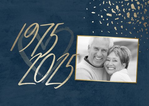 Einladungskarte 50. Hochzeitstag 1976-2026 2