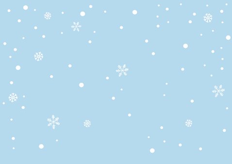 Einladungskarte 8. Kindergeburtstag Schneefuchs Rückseite