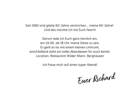 Einladungskarte für Geburtstagskinder aus dem Jahr 1962 3