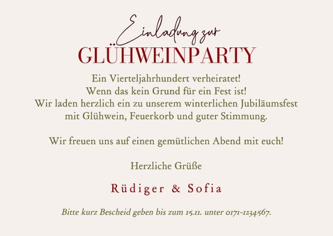 Einladungskarte Glühweinparty Winterfest 3