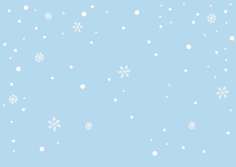 Einladungskarte Kindergeburtstag Schneefuchs Rückseite