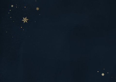 Einladungskarte Weihnachtsfeier Firma blau Schneekristall 2