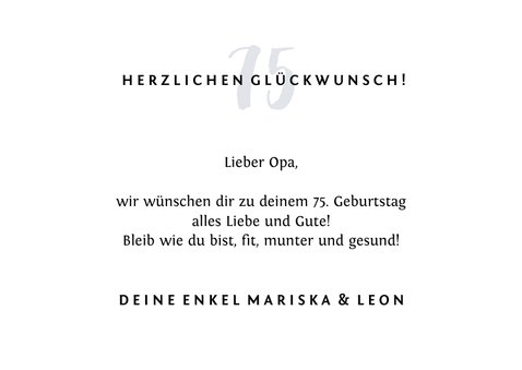 Foto-Glückwunschkarte zum Geburtstag B-day 3