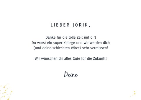 Foto-Grußkarte Kollege 'Danke für den tollen Einsatz' 3