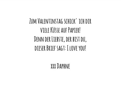 Foto-Valentinskarte 'Happy Valentine's Day' 3