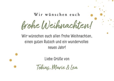 Foto-Weihnachtskarte Giraffe am Tannenbaum 3