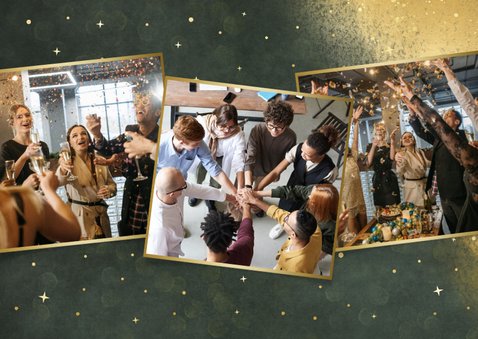 Foto-Weihnachtskarte 'Merry Christmas' geschäftlich 2
