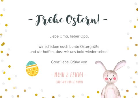 Fotokarte Frohe Ostergrüße 3