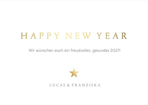 Fotokarte 'Happy New Year' 3
