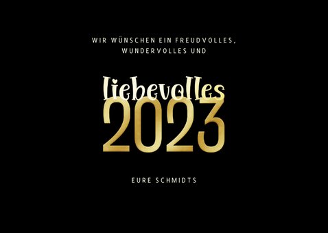 Fotokarte liebevolles 2023 3