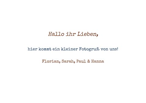 Fotokarte mit sieben Fotos 3