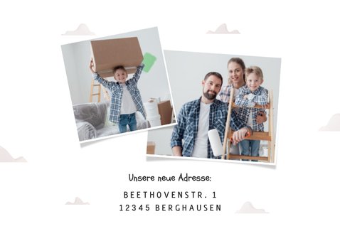 Fotokarte Umzug Einladung Housewarming 2