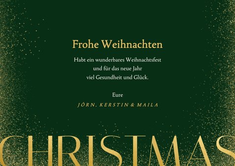 Fotokarte zu Weihnachten mit Fotoreihe 'Christmas' 3