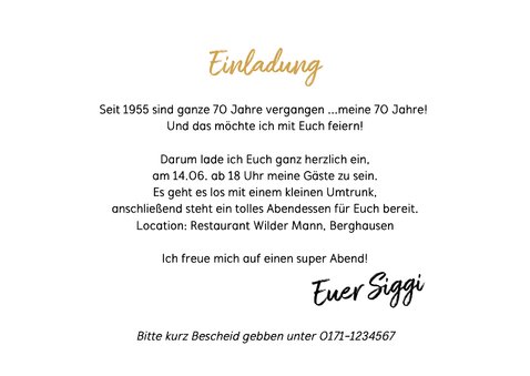 Geburtstagseinladung 1955 mit Foto 3