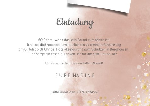 Geburtstagseinladung Foto mit Spruch Wochenenden 3