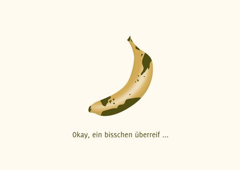 Geburtstagskarte Bananen 2