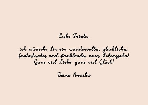 Geburtstagskarte 'Gans lieben Glückwunsch' Gans Konfetti 3