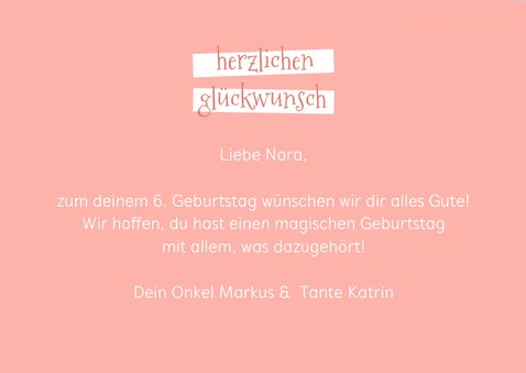 Geburtstagskarte Kind bunte Regenbogen 3
