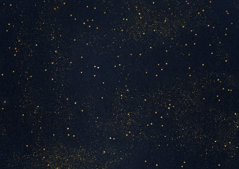 Geschäftliche Weihnachtskarte Sternenhimmel Foto & Logo Rückseite