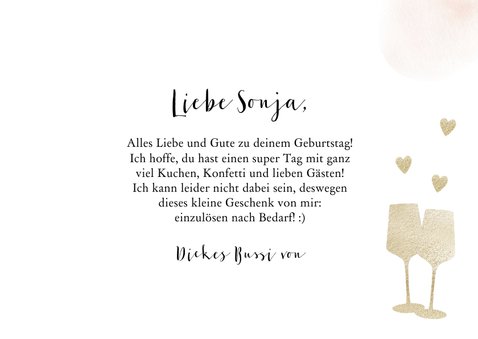 Geschenkgutschein-Glückwunschkarte 3