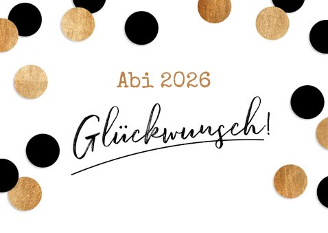 Glückwunschkarte Abitur bestanden 2026 eigene Fotos 2