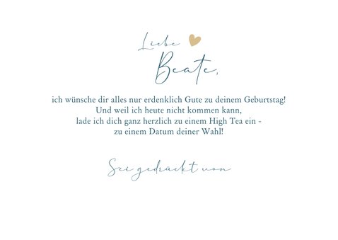 Glückwunschkarte Geburtstag Gutschein High Send a Smile