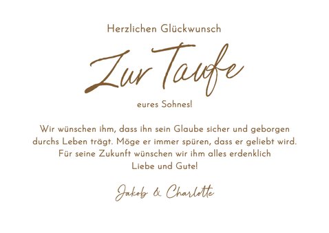 Glückwunschkarte Taufe christliche Symbole Doodles 3