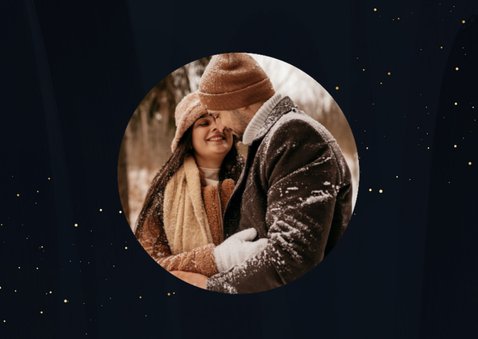 Grußkarte Neujahr 2026 Goldlook 2