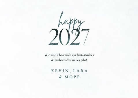 Grußkarte Neujahr mit Fotocollage 3