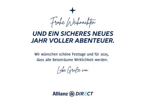 Grußkarte Weihnachten 'May all your trips come true' 3