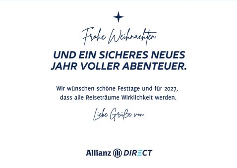 Grußkarte Weihnachten 'May all your trips come true' 3