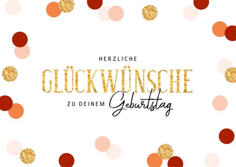 Gutschein-Glückwunschkarte zum Geburtstag 2