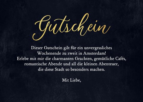Gutschein Weihnachtskarte Sterne Schneekristalle gold  3