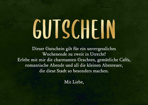 Gutscheinkarte Fotocollage Weihnachten Herzen Tannenzweige  3