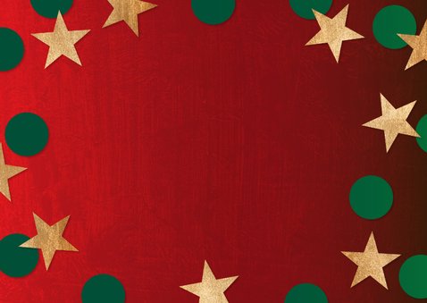 Gutscheinkarte Geschenkgutschein Weihnachten Sterne Rückseite