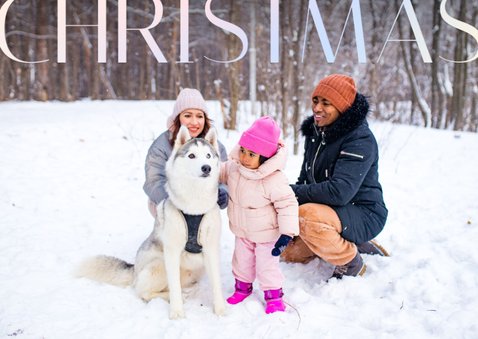 Hippe Fotokarte Weihnachtsgrüße 2