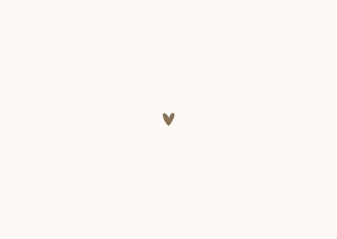 Hochzeitseinladung Beige Minimalistisch Ampersand Rückseite