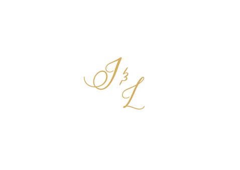 Hochzeitskarte Danksagung Fotos Namen in Gold 2
