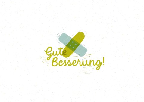 WBdesignz Genesungskarte Vogel Gute Besserung Karte Grüße - Gute