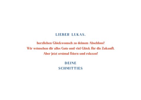 Karte Prüfung bestanden 'Woohoo' 3
