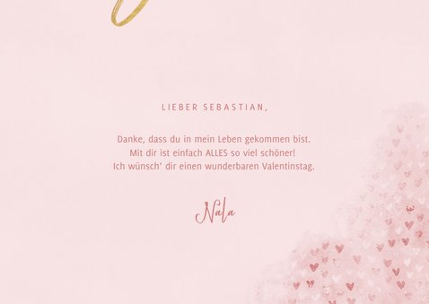 Karte Valentinstag 'Love you' Foto 3