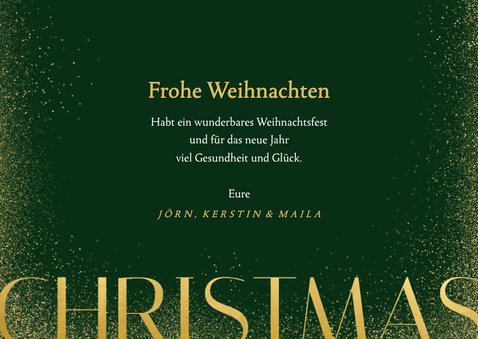 Karte Weihnachten Fotoreihe 'Christmas' 3