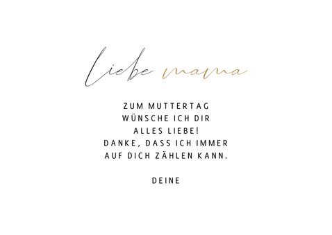 Muttertagskarte Bilderreihe 3