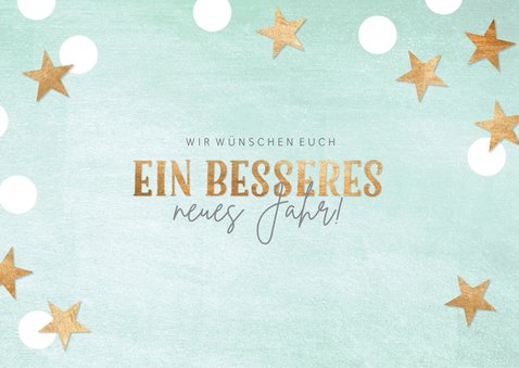 Neujahrskarte besseres Jahr 2