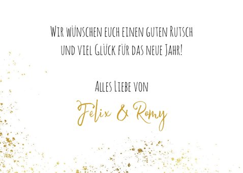 Neujahrskarte 'Good Luck for 2027' 3
