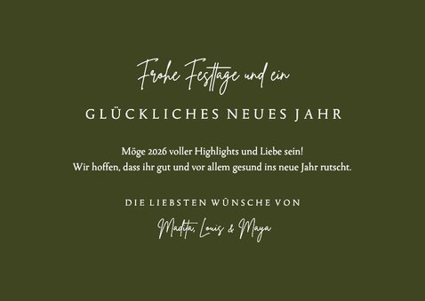 Neujahrskarte große 2026 & Foto 3