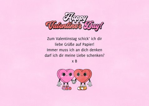 Valentinskarte Herzen 'Be Mine'? 3